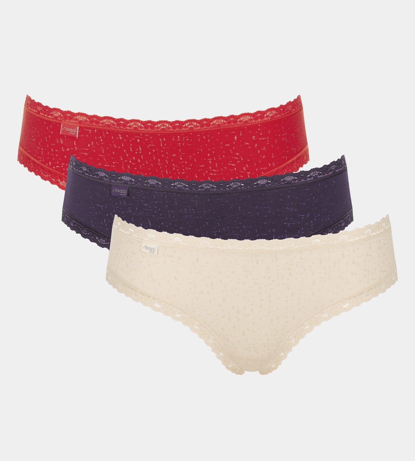 sloggi 24/7 Weekend Holiday Hipster 3-Pack