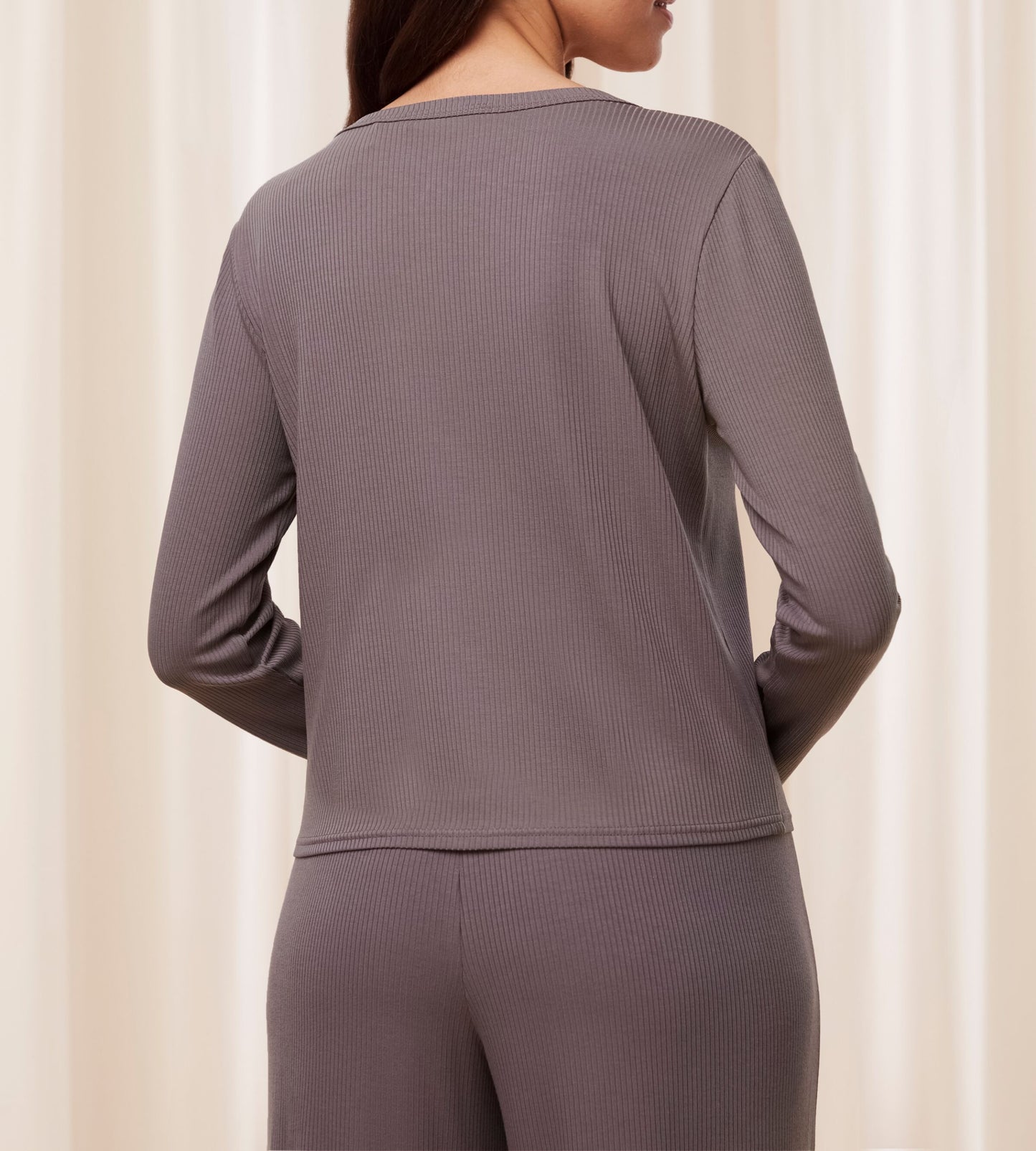 Natural Spotlight Rib Cardigan