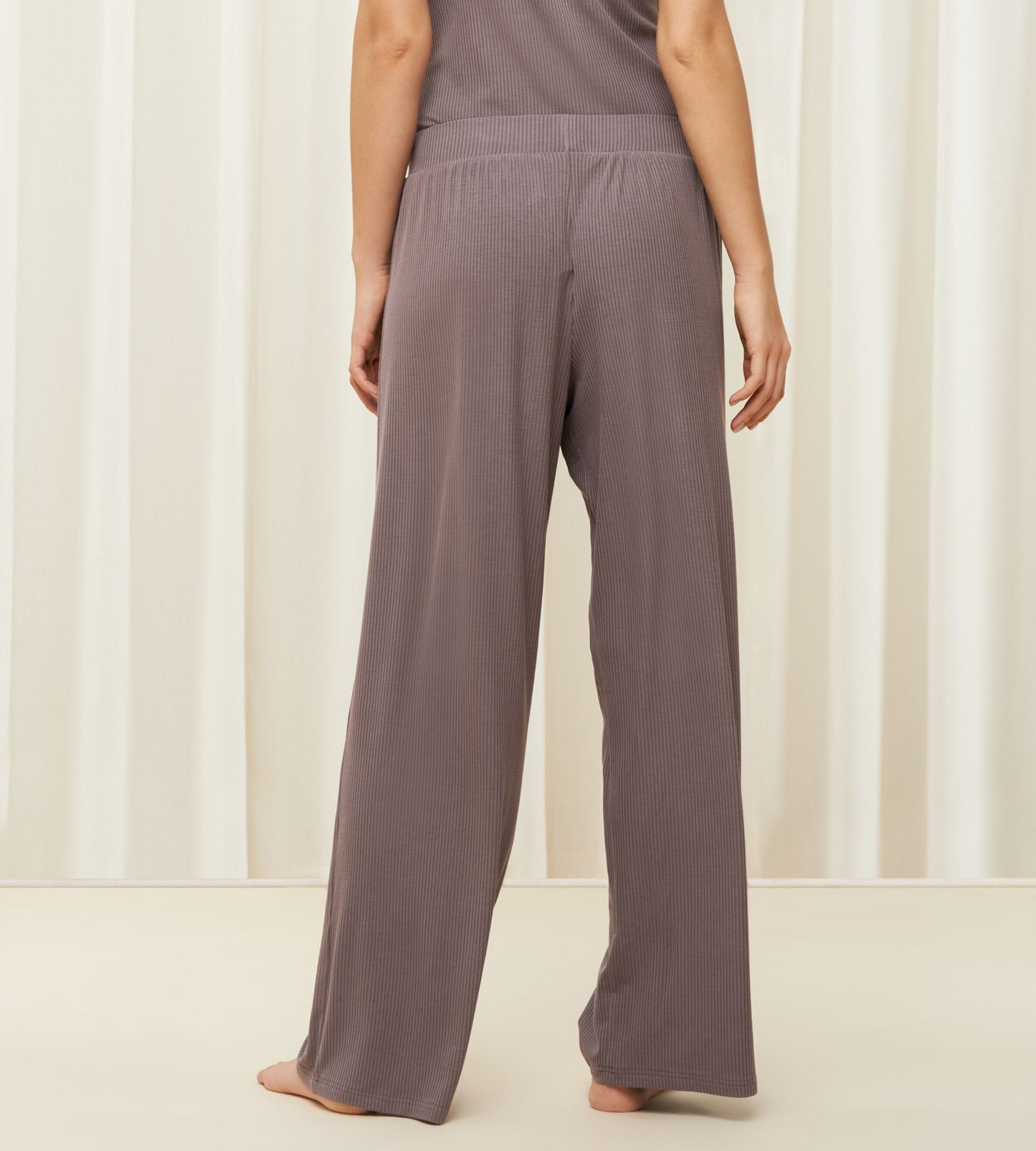 Natural Spotlight Rib Trousers