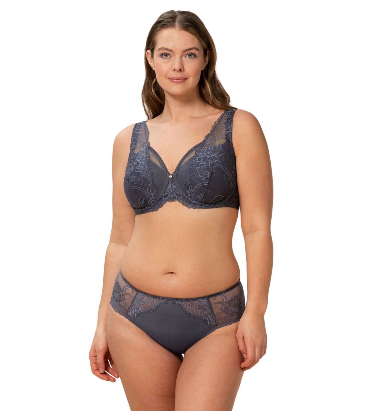 Wild Peony Florale Plunge Bra