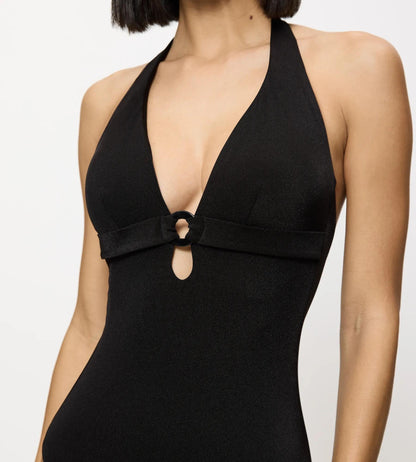 Triumph Midnight Swim  Elegant Halter One-Piece