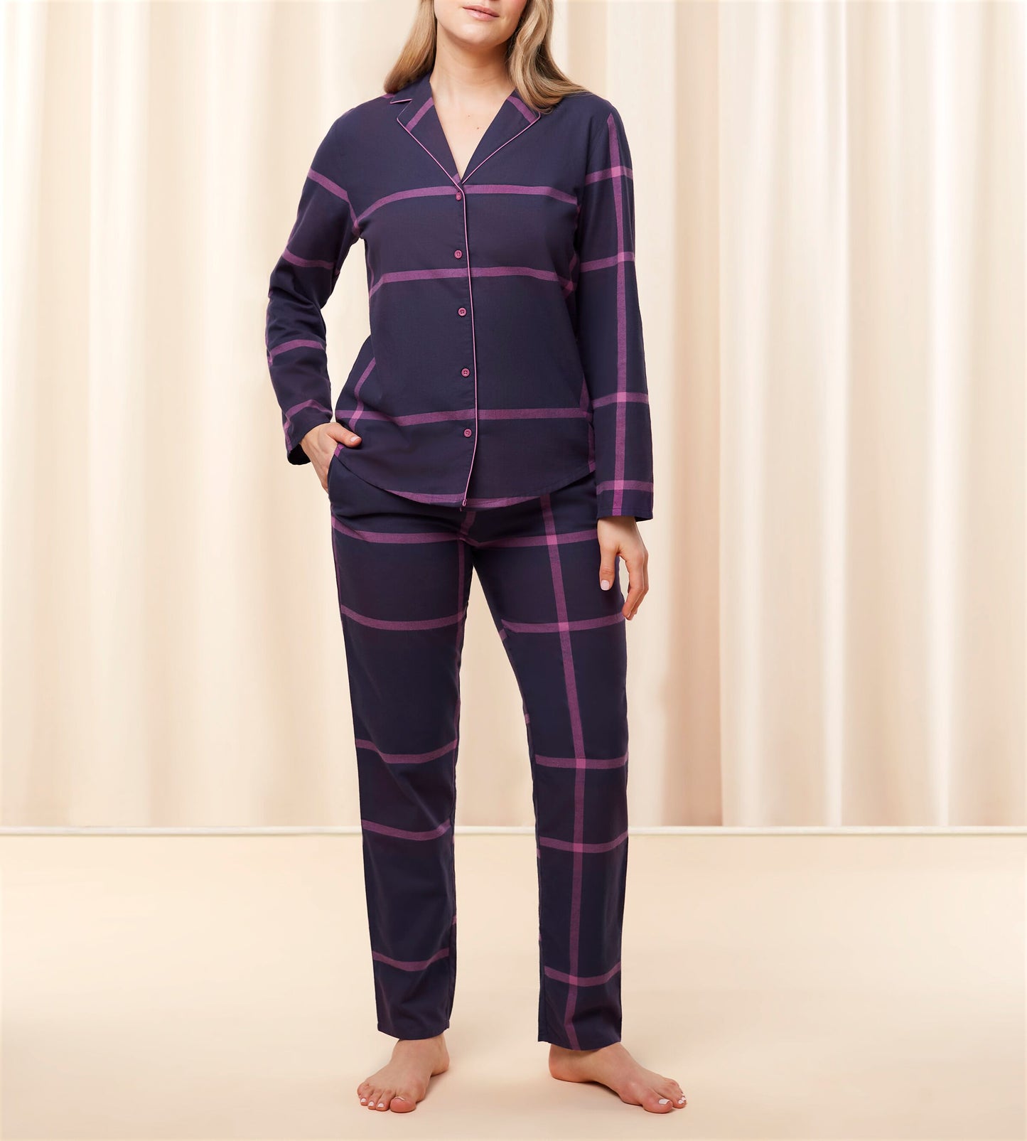 Boyfriend Fit Checks Pyjama Set